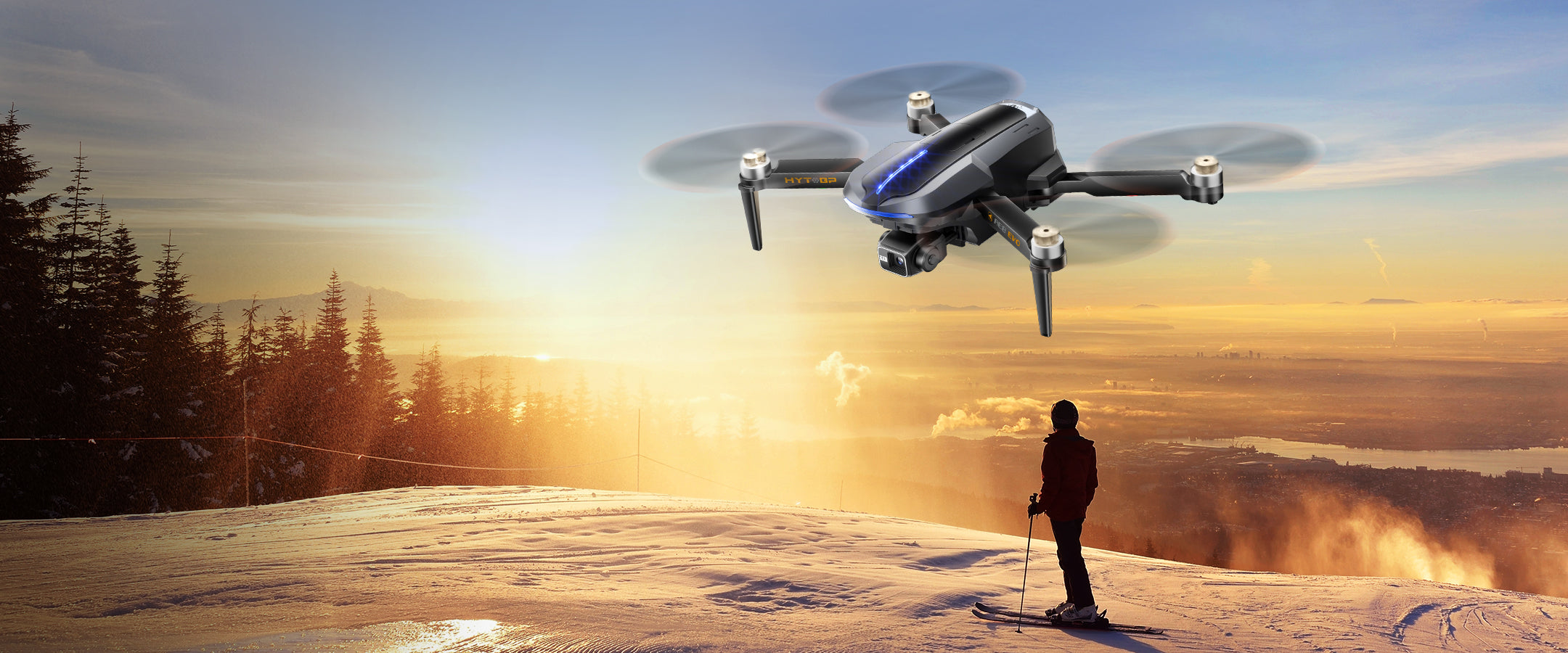 HYTOBP Projector, Drone, Monitor | Enjoy Moments, Creating Memories